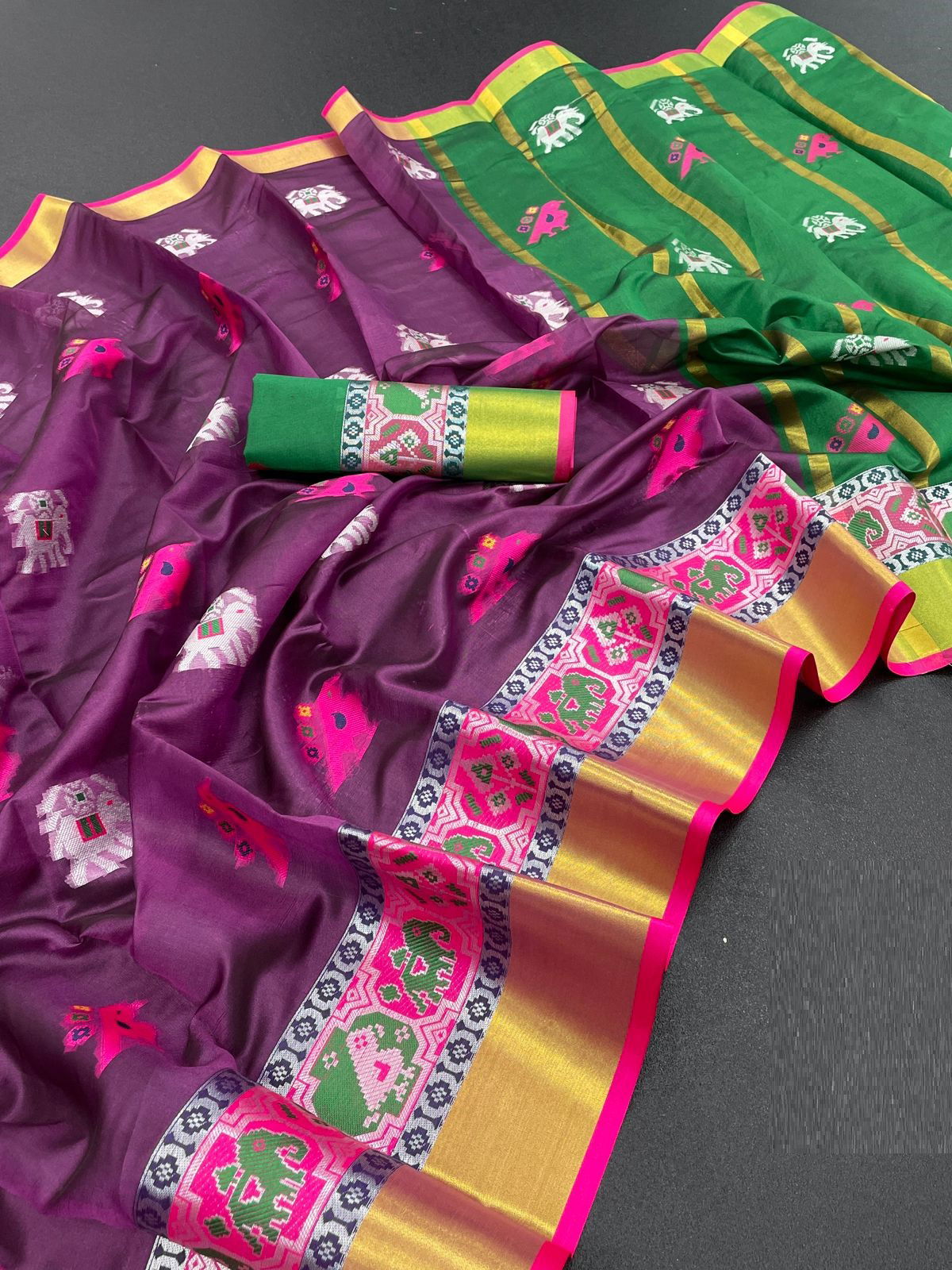 Aab Kocham Palli Designer Non Catalog Sarees
